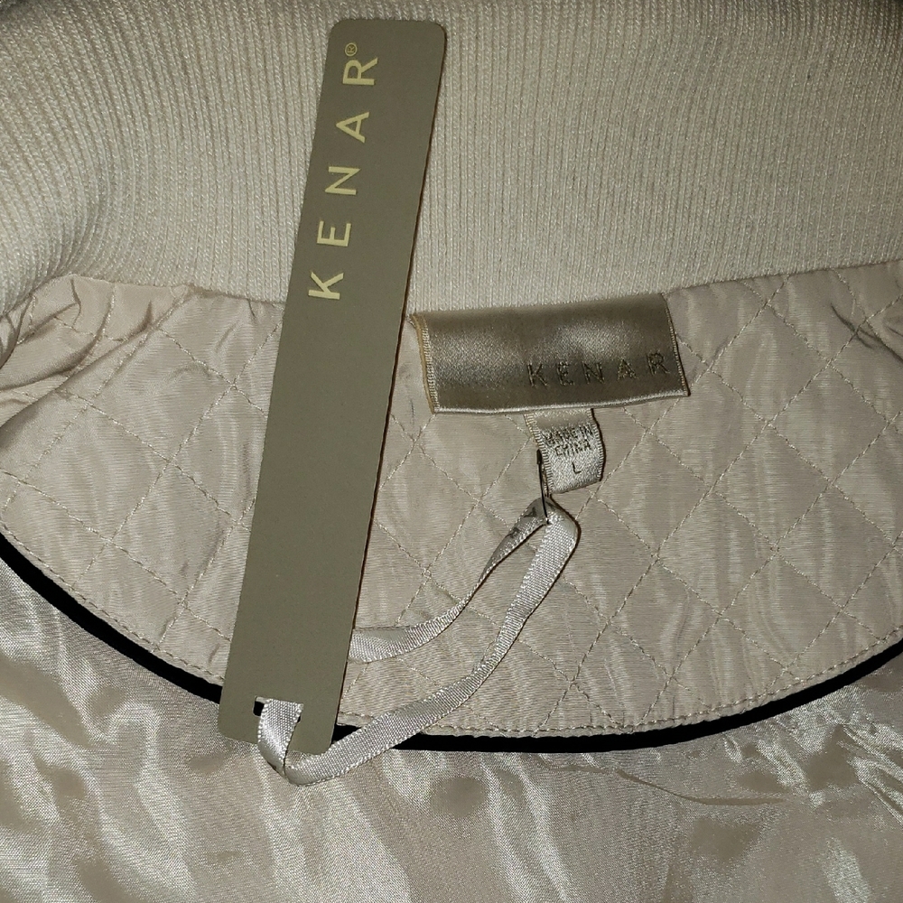 Kenar NEW Women's L Quilted Vest Zip Front NWT - Picture 9 of 16